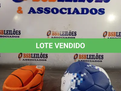 LOTE 070 - 01 BOLA DE BASQUETE E 01 BOLA DE FUTEBOL. (NO ESTADO, LEILÃO NÃO TEM GARANTIA E NEM DEVOLUÇÃO, SUJEITO A POSSÍVEIS AVARIAS VISÍVEIS/OCULTAS E/OU AUSÊNCIA DE COMPONENTES).