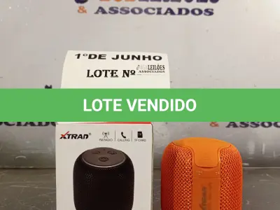 LOTE 390 - 01 CAIXINHA DE SOM BLUETOOTH XTRAD MODELO WS-305. (NO ESTADO, LEILÃO NÃO TEM GARANTIA E NEM DEVOLUÇÃO, SUJEITO A POSSÍVEIS AVARIAS VISÍVEIS/OCULTAS E/OU AUSÊNCIA DE COMPONENTES).