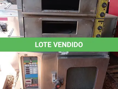 LOTE 521 - 02 SUCATAS DE FORNO INDUSTRIAL MARCAS E MODELOS DIVERSOS PARA RETIRADA DE PEÇAS. (NO ESTADO, LEILÃO NÃO TEM GARANTIA E NEM DEVOLUÇÃO, SUJEITO A POSSÍVEIS AVARIAS VISÍVEIS/OCULTAS E/OU AUSÊNCIA DE COMPONENTES).