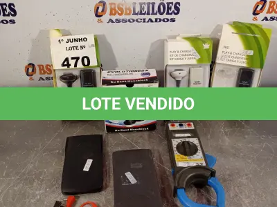 LOTE 470 - 01 LNBF BANDA KU, 03 CARREGADORES, 01 ALICATE AMPERÍMETRO E 02 CALCULADORAS CIENTÍFICA. (NO ESTADO, LEILÃO NÃO TEM GARANTIA E NEM DEVOLUÇÃO, SUJEITO A POSSÍVEIS AVARIAS VISÍVEIS/OCULTAS E/OU AUSÊNCIA DE COMPONENTES).