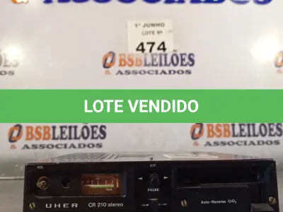 LOTE 474 - 01 RÁDIO COMUNICADOR. (NO ESTADO, LEILÃO NÃO TEM GARANTIA E NEM DEVOLUÇÃO, SUJEITO A POSSÍVEIS AVARIAS VISÍVEIS/OCULTAS E/OU AUSÊNCIA DE COMPONENTES).
