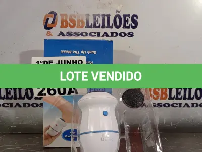 LOTE 260 - 01 MASSAGEADOR PORTÁTIL. (NO ESTADO, LEILÃO NÃO TEM GARANTIA E NEM DEVOLUÇÃO, SUJEITO A POSSÍVEIS AVARIAS VISÍVEIS/OCULTAS E/OU AUSÊNCIA DE COMPONENTES).
