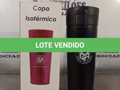 LOTE 091 - 01 COPO ISOTÉRMICO. (NO ESTADO, LEILÃO NÃO TEM GARANTIA E NEM DEVOLUÇÃO, SUJEITO A POSSÍVEIS AVARIAS VISÍVEIS/OCULTAS E/OU AUSÊNCIA DE COMPONENTES).