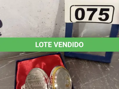LOTE 075 - 01 RELÓGIO DE BOLSO ANALÓGICO. (NO ESTADO, LEILÃO NÃO TEM GARANTIA E NEM DEVOLUÇÃO, SUJEITO A POSSÍVEIS AVARIAS VISÍVEIS/OCULTAS E/OU AUSÊNCIA DE COMPONENTES).