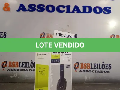 LOTE 200 - 01 FONE DE OUVIDO HEADPHONE ESTÉREO MODELO KA-916. (NO ESTADO, LEILÃO NÃO TEM GARANTIA E NEM DEVOLUÇÃO, SUJEITO A POSSÍVEIS AVARIAS VISÍVEIS/OCULTAS E/OU AUSÊNCIA DE COMPONENTES).