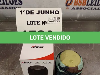 LOTE 170 - 01 CAIXINHA DE SOM BLUETOOTH XTRAD MODELO WS-305. (NO ESTADO, LEILÃO NÃO TEM GARANTIA E NEM DEVOLUÇÃO, SUJEITO A POSSÍVEIS AVARIAS VISÍVEIS/OCULTAS E/OU AUSÊNCIA DE COMPONENTES).
