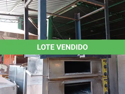LOTE 521 - 02 SUCATAS DE FORNO INDUSTRIAL MARCAS E MODELOS DIVERSOS PARA RETIRADA DE PEÇAS. (NO ESTADO, LEILÃO NÃO TEM GARANTIA E NEM DEVOLUÇÃO, SUJEITO A POSSÍVEIS AVARIAS VISÍVEIS/OCULTAS E/OU AUSÊNCIA DE COMPONENTES).