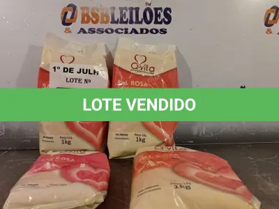 LOTE 119 - 04 PACOTES DE SAL ROSA FINO DO HIMALAIA, SENDO 03 PACOTES DE 1KG E 01 DE 500G. (NO ESTADO, LEILÃO NÃO TEM GARANTIA E NEM DEVOLUÇÃO, SUJEITO A POSSÍVEIS AVARIAS VISÍVEIS/OCULTAS E/OU AUSÊNCIA DE COMPONENTES).
