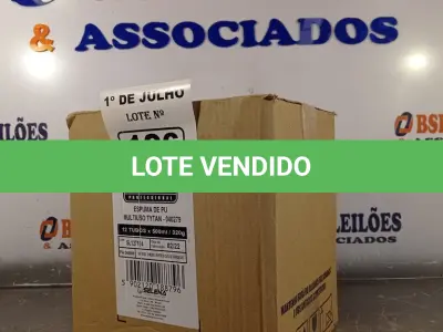 LOTE 126 - 12 LATAS DE ESPUMA DE PU MULTIUSO TYTAN. (NO ESTADO, LEILÃO NÃO TEM GARANTIA E NEM DEVOLUÇÃO, SUJEITO A POSSÍVEIS AVARIAS VISÍVEIS/OCULTAS E/OU AUSÊNCIA DE COMPONENTES).