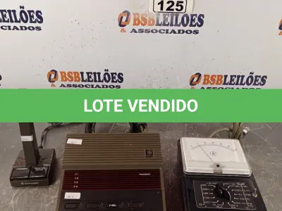 LOTE 125 - 02 EQUIPAMENTOS ELETRÔNICOS DIVERSOS. (NO ESTADO, LEILÃO NÃO TEM GARANTIA E NEM DEVOLUÇÃO, SUJEITO A POSSÍVEIS AVARIAS VISÍVEIS/OCULTAS E/OU AUSÊNCIA DE COMPONENTES).