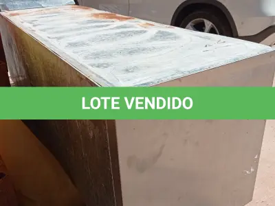 LOTE 515 - 01 BALCÃO EM INOX COM AVARIAS. (NO ESTADO, LEILÃO NÃO TEM GARANTIA E NEM DEVOLUÇÃO, SUJEITO A POSSÍVEIS AVARIAS VISÍVEIS/OCULTAS E/OU AUSÊNCIA DE COMPONENTES).