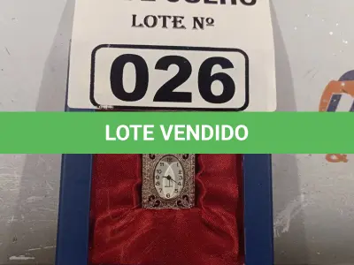 LOTE 026 - 01 RELÓGIO DE BOLSO ANALÓGICO. (NO ESTADO, LEILÃO NÃO TEM GARANTIA E NEM DEVOLUÇÃO, SUJEITO A POSSÍVEIS AVARIAS VISÍVEIS/OCULTAS E/OU AUSÊNCIA DE COMPONENTES).