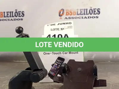 LOTE 410 - 01 SUPORTE VEICULAR PARA CELULARES. (NO ESTADO, LEILÃO NÃO TEM GARANTIA E NEM DEVOLUÇÃO, SUJEITO A POSSÍVEIS AVARIAS VISÍVEIS/OCULTAS E/OU AUSÊNCIA DE COMPONENTES).