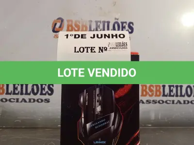 LOTE 230 - 01 MOUSE GAMER. (NO ESTADO, LEILÃO NÃO TEM GARANTIA E NEM DEVOLUÇÃO, SUJEITO A POSSÍVEIS AVARIAS VISÍVEIS/OCULTAS E/OU AUSÊNCIA DE COMPONENTES).