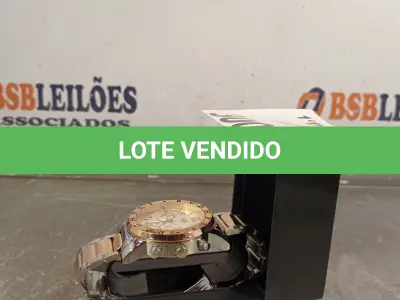 LOTE 300 - 01 RELÓGIO DE PULSO ANALÓGICO. (NO ESTADO, LEILÃO NÃO TEM GARANTIA E NEM DEVOLUÇÃO, SUJEITO A POSSÍVEIS AVARIAS VISÍVEIS/OCULTAS E/OU AUSÊNCIA DE COMPONENTES).