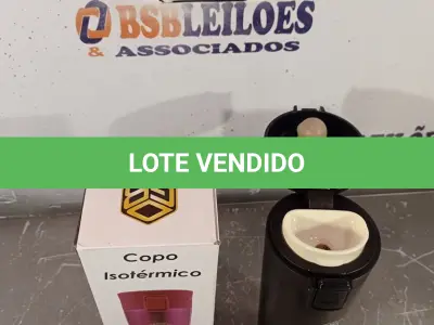 LOTE 091 - 01 COPO ISOTÉRMICO. (NO ESTADO, LEILÃO NÃO TEM GARANTIA E NEM DEVOLUÇÃO, SUJEITO A POSSÍVEIS AVARIAS VISÍVEIS/OCULTAS E/OU AUSÊNCIA DE COMPONENTES).