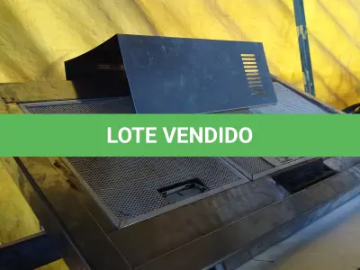 LOTE 464 - 01 DEPURADOR DE AR EM AÇO ESCOVADO. (NO ESTADO, LEILÃO NÃO TEM GARANTIA E NEM DEVOLUÇÃO, SUJEITO A POSSÍVEIS AVARIAS VISÍVEIS/OCULTAS E/OU AUSÊNCIA DE COMPONENTES).