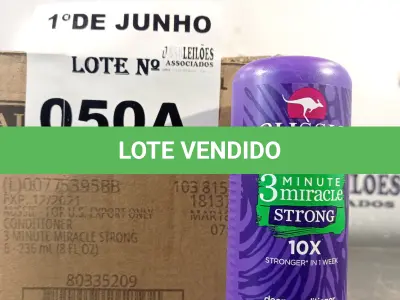 LOTE 050 - 06 FRASCOS DE DEEP CONDITIONER AUSSIE 236ML. (NO ESTADO, LEILÃO NÃO TEM GARANTIA E NEM DEVOLUÇÃO, SUJEITO A POSSÍVEIS AVARIAS VISÍVEIS/OCULTAS E/OU AUSÊNCIA DE COMPONENTES).