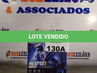 LOTE 130 - 01 FONE DE OUVIDO HEADSET GAMES. (NO ESTADO, LEILÃO NÃO TEM GARANTIA E NEM DEVOLUÇÃO, SUJEITO A POSSÍVEIS AVARIAS VISÍVEIS/OCULTAS E/OU AUSÊNCIA DE COMPONENTES).