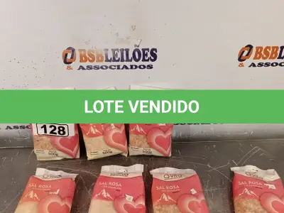 LOTE 128 - 07 PACOTES DE SAL ROSA DO HIMALAIA 500G SENDO 04 GROSSO. (NO ESTADO, LEILÃO NÃO TEM GARANTIA E NEM DEVOLUÇÃO, SUJEITO A POSSÍVEIS AVARIAS VISÍVEIS/OCULTAS E/OU AUSÊNCIA DE COMPONENTES).