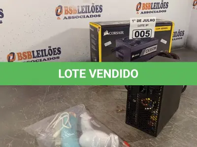 LOTE 005 - 01 FONTE PARA PC GAMER E 02 MASSAGEADORES MARCAS E MODELOS DIVERSOS. (NO ESTADO, LEILÃO NÃO TEM GARANTIA E NEM DEVOLUÇÃO, SUJEITO A POSSÍVEIS AVARIAS VISÍVEIS/OCULTAS E/OU AUSÊNCIA DE COMPONENTES).