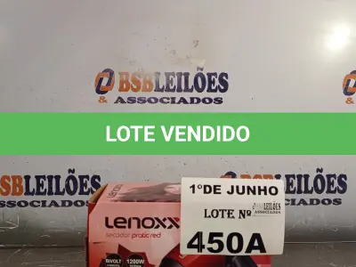 LOTE 450 - 01 SECADOR DE CABELO PRATIC RED BIVOLT 1200W MARCA LENOXX. (NO ESTADO, LEILÃO NÃO TEM GARANTIA E NEM DEVOLUÇÃO, SUJEITO A POSSÍVEIS AVARIAS VISÍVEIS/OCULTAS E/OU AUSÊNCIA DE COMPONENTES).