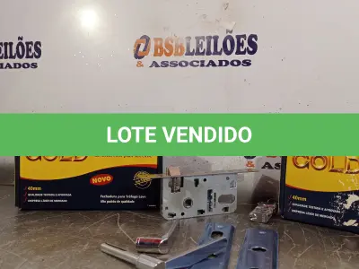 LOTE 458 - 03 FECHADURAS GOLD. (NO ESTADO, LEILÃO NÃO TEM GARANTIA E NEM DEVOLUÇÃO, SUJEITO A POSSÍVEIS AVARIAS VISÍVEIS/OCULTAS E/OU AUSÊNCIA DE COMPONENTES).