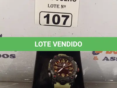 LOTE 107 - 01 RELÓGIO DE PULSO ANALÓGICO. (NO ESTADO, LEILÃO NÃO TEM GARANTIA E NEM DEVOLUÇÃO, SUJEITO A POSSÍVEIS AVARIAS VISÍVEIS/OCULTAS E/OU AUSÊNCIA DE COMPONENTES).