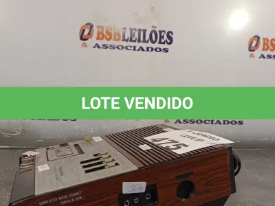 LOTE 475 - 01 GRAVADOR DE VOZ ANTIGO. (NO ESTADO, LEILÃO NÃO TEM GARANTIA E NEM DEVOLUÇÃO, SUJEITO A POSSÍVEIS AVARIAS VISÍVEIS/OCULTAS E/OU AUSÊNCIA DE COMPONENTES).