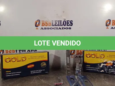 LOTE 458 - 03 FECHADURAS GOLD. (NO ESTADO, LEILÃO NÃO TEM GARANTIA E NEM DEVOLUÇÃO, SUJEITO A POSSÍVEIS AVARIAS VISÍVEIS/OCULTAS E/OU AUSÊNCIA DE COMPONENTES).