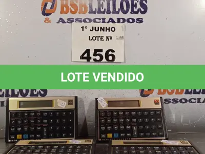 LOTE 456 - 04 CALCULADORAS CIENTIFICAS MARCAS HP. (NO ESTADO, LEILÃO NÃO TEM GARANTIA E NEM DEVOLUÇÃO, SUJEITO A POSSÍVEIS AVARIAS VISÍVEIS/OCULTAS E/OU AUSÊNCIA DE COMPONENTES).