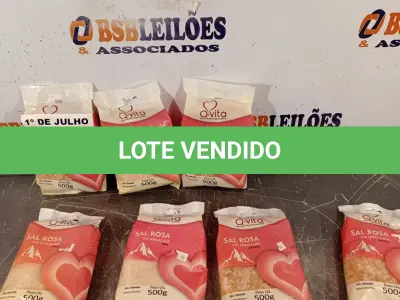 LOTE 128 - 07 PACOTES DE SAL ROSA DO HIMALAIA 500G SENDO 04 GROSSO. (NO ESTADO, LEILÃO NÃO TEM GARANTIA E NEM DEVOLUÇÃO, SUJEITO A POSSÍVEIS AVARIAS VISÍVEIS/OCULTAS E/OU AUSÊNCIA DE COMPONENTES).