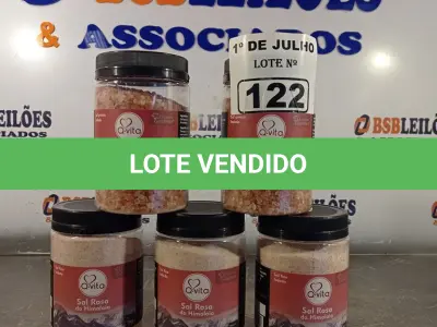 LOTE 122 - 05 QUILOS DE SAL ROSA DO HIMALAIA SENDO 02 GROSSO. (NO ESTADO, LEILÃO NÃO TEM GARANTIA E NEM DEVOLUÇÃO, SUJEITO A POSSÍVEIS AVARIAS VISÍVEIS/OCULTAS E/OU AUSÊNCIA DE COMPONENTES).