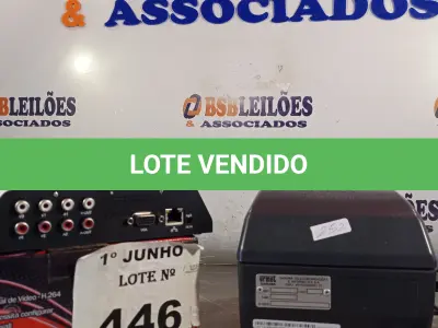 LOTE 446 - 01 IMPRESSORA DE CUPOM DARUMA E 01 DVR. (NO ESTADO, LEILÃO NÃO TEM GARANTIA E NEM DEVOLUÇÃO, SUJEITO A POSSÍVEIS AVARIAS VISÍVEIS/OCULTAS E/OU AUSÊNCIA DE COMPONENTES).