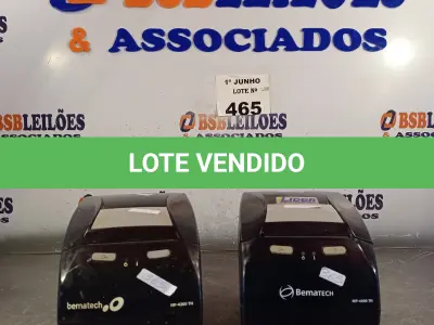 LOTE 465 - 02 IMPRESSORAS DE CUPOM MARCAS BEMATECH SENDO 01 NÃO FISCAL. (NO ESTADO, LEILÃO NÃO TEM GARANTIA E NEM DEVOLUÇÃO, SUJEITO A POSSÍVEIS AVARIAS VISÍVEIS/OCULTAS E/OU AUSÊNCIA DE COMPONENTES).