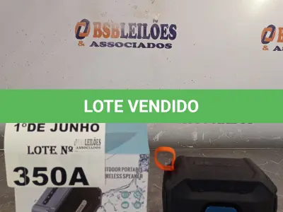 LOTE 350 - 01 CAIXA DE SOM BLUETOOTH MODELO GM5-112. (NO ESTADO, LEILÃO NÃO TEM GARANTIA E NEM DEVOLUÇÃO, SUJEITO A POSSÍVEIS AVARIAS VISÍVEIS/OCULTAS E/OU AUSÊNCIA DE COMPONENTES).