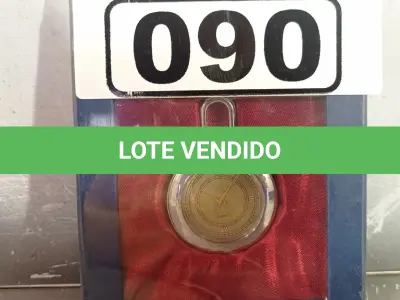 LOTE 090 - 01 RELÓGIO DE BOLSO ANALÓGICO. (NO ESTADO, LEILÃO NÃO TEM GARANTIA E NEM DEVOLUÇÃO, SUJEITO A POSSÍVEIS AVARIAS VISÍVEIS/OCULTAS E/OU AUSÊNCIA DE COMPONENTES).