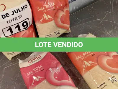 LOTE 119 - 04 PACOTES DE SAL ROSA FINO DO HIMALAIA, SENDO 03 PACOTES DE 1KG E 01 DE 500G. (NO ESTADO, LEILÃO NÃO TEM GARANTIA E NEM DEVOLUÇÃO, SUJEITO A POSSÍVEIS AVARIAS VISÍVEIS/OCULTAS E/OU AUSÊNCIA DE COMPONENTES).