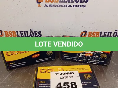 LOTE 458 - 03 FECHADURAS GOLD. (NO ESTADO, LEILÃO NÃO TEM GARANTIA E NEM DEVOLUÇÃO, SUJEITO A POSSÍVEIS AVARIAS VISÍVEIS/OCULTAS E/OU AUSÊNCIA DE COMPONENTES).