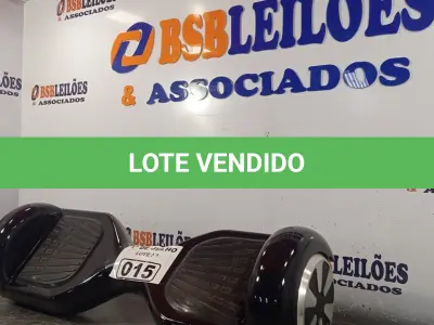LOTE 015 - 01 HOVERBOARD. (NO ESTADO, LEILÃO NÃO TEM GARANTIA E NEM DEVOLUÇÃO, SUJEITO A POSSÍVEIS AVARIAS VISÍVEIS/OCULTAS E/OU AUSÊNCIA DE COMPONENTES).