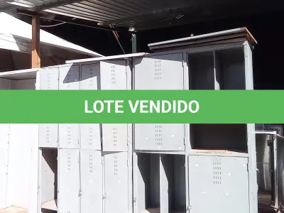 LOTE 508 - 01 ARQUIVO E 03 ARMÁRIOS DE AÇO MARCAS E MODELOS DIVERSOS COM AVARIAS. (NO ESTADO, LEILÃO NÃO TEM GARANTIA E NEM DEVOLUÇÃO, SUJEITO A POSSÍVEIS AVARIAS VISÍVEIS/OCULTAS E/OU AUSÊNCIA DE COMPONENTES).