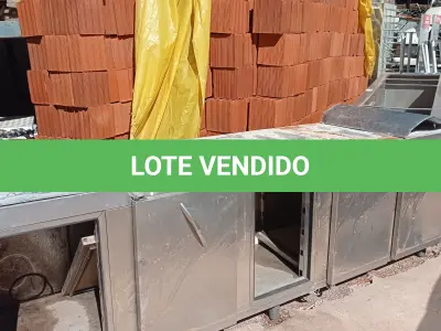 LOTE 515 - 01 BALCÃO EM INOX COM AVARIAS. (NO ESTADO, LEILÃO NÃO TEM GARANTIA E NEM DEVOLUÇÃO, SUJEITO A POSSÍVEIS AVARIAS VISÍVEIS/OCULTAS E/OU AUSÊNCIA DE COMPONENTES).