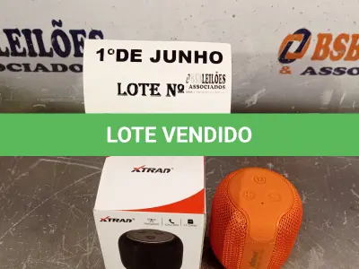 LOTE 390 - 01 CAIXINHA DE SOM BLUETOOTH XTRAD MODELO WS-305. (NO ESTADO, LEILÃO NÃO TEM GARANTIA E NEM DEVOLUÇÃO, SUJEITO A POSSÍVEIS AVARIAS VISÍVEIS/OCULTAS E/OU AUSÊNCIA DE COMPONENTES).