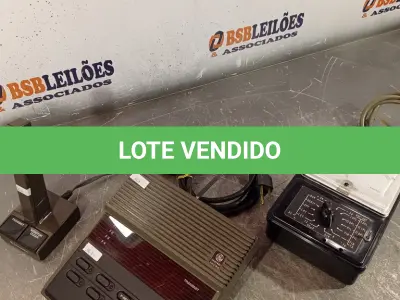 LOTE 125 - 02 EQUIPAMENTOS ELETRÔNICOS DIVERSOS. (NO ESTADO, LEILÃO NÃO TEM GARANTIA E NEM DEVOLUÇÃO, SUJEITO A POSSÍVEIS AVARIAS VISÍVEIS/OCULTAS E/OU AUSÊNCIA DE COMPONENTES).