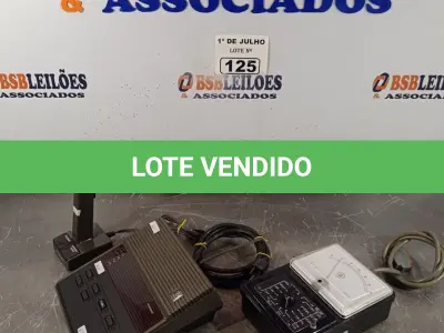 LOTE 125 - 02 EQUIPAMENTOS ELETRÔNICOS DIVERSOS. (NO ESTADO, LEILÃO NÃO TEM GARANTIA E NEM DEVOLUÇÃO, SUJEITO A POSSÍVEIS AVARIAS VISÍVEIS/OCULTAS E/OU AUSÊNCIA DE COMPONENTES).