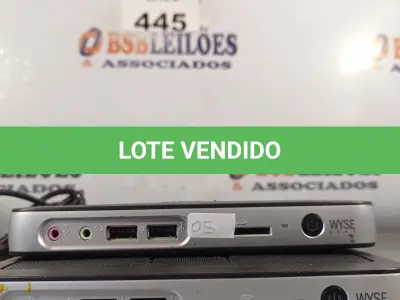 LOTE 445 - 02 MINI CPU WYSE. (NO ESTADO, LEILÃO NÃO TEM GARANTIA E NEM DEVOLUÇÃO, SUJEITO A POSSÍVEIS AVARIAS VISÍVEIS/OCULTAS E/OU AUSÊNCIA DE COMPONENTES).