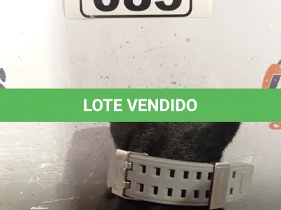 LOTE 085 - 01 RELÓGIO DE PULSO ANALÓGICO. (NO ESTADO, LEILÃO NÃO TEM GARANTIA E NEM DEVOLUÇÃO, SUJEITO A POSSÍVEIS AVARIAS VISÍVEIS/OCULTAS E/OU AUSÊNCIA DE COMPONENTES).