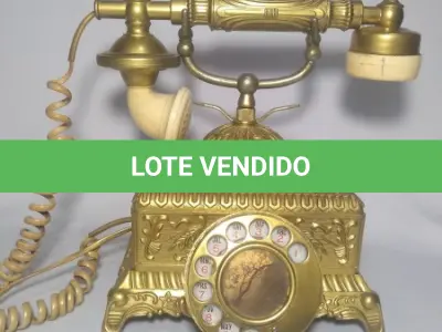 LOTE 274 - 01 TELEFONE ANTIGO EM ÓTIMO ESTADO, FUNCIONADO. (NO ESTADO)