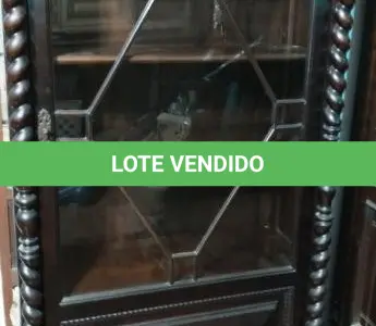 LOTE 231 - 01 ARMÁRIO/ LIVREIRO ANTIGO LEANDRO MARTINS  151/40/90 SEUPER CONSERVADO. (NO ESTADO)