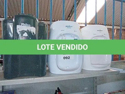 LOTE 092 - 3 BEBEDORES (NO ESTADO SEM GARANTIA DE FUNCIONAMENTO, SUJEITO A POSSÍVEIS AVARIAS VISÍVEIS/OCULTAS E/OU AUSÊNCIA DE COMPONENTES)
